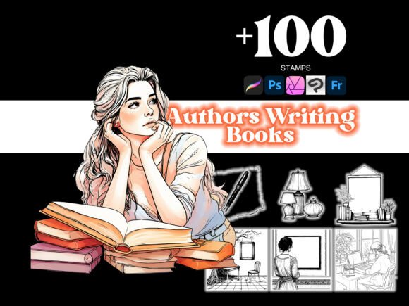 100 Authors Writing Books Procreate: A Creative Toolkit for Digital Illustrators