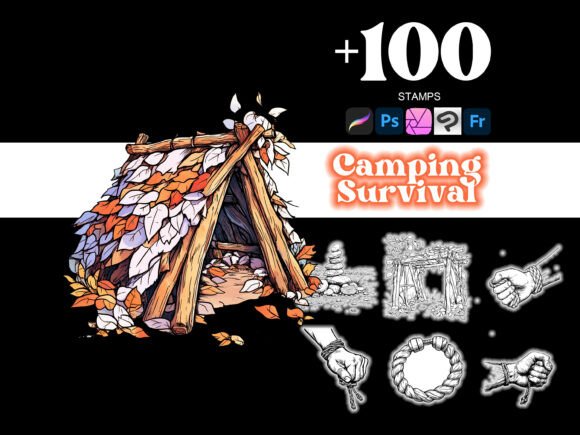 100 Camping Survival Skills Procreate: A Detailed Look at Its Value for Digital Artists