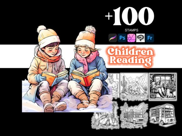 100 Children Reading Procreate: A Strategic Creative Tool for Illustrators and Design Professionals