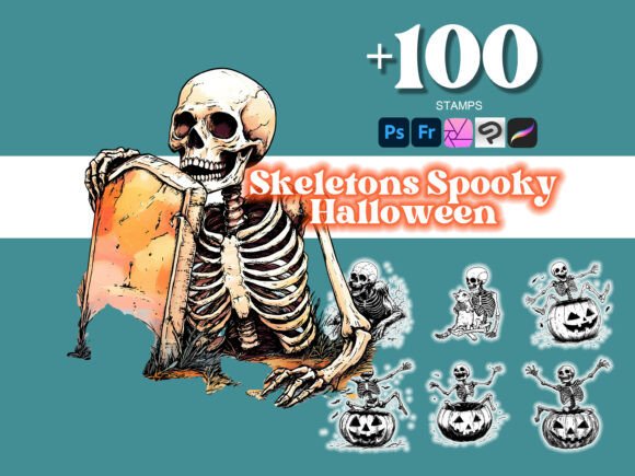 100 Spooky Halloween Skeleton Photoshop: Elevating Your Halloween Designs Across Platforms