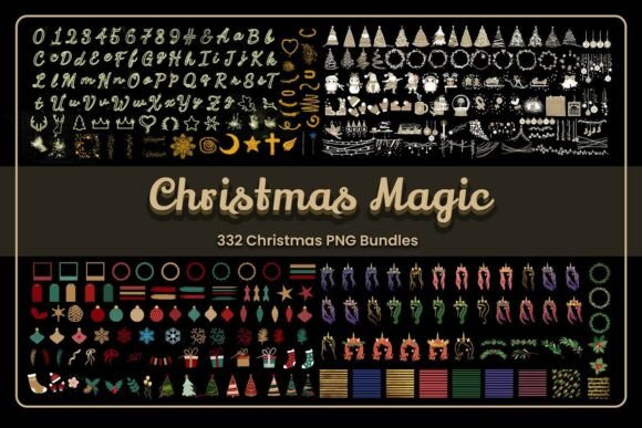332 Christmas Magic Bundles: Holiday Design Made Simple