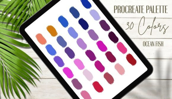 Bringing Ocean Life into Design: The Ocean Fish Palette 30 Colors
