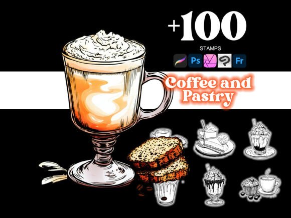 Coffee & Pastry Procreate: A Creative Illustrator’s Dream