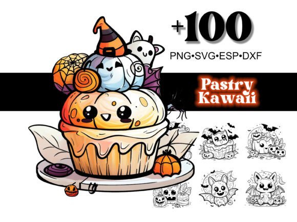 Craft Halloween Treats with 100 Pastry Halloween PNG SVG