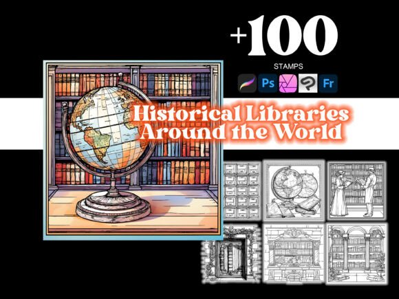 Historical Libraries World Procreate: A Creative Gateway to Timeless Art