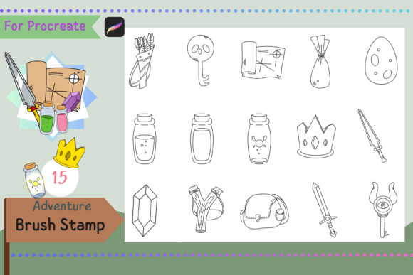 Procreate Brush Stamp Adventure