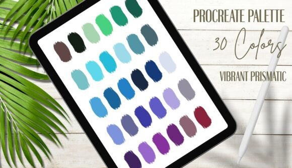 Procreate Palette — Vibrant Prismatic: A Digital Artist’s Guide to Dynamic Color
