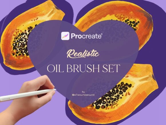 Realistic Oil Brush Set for Procreate: A Practical Review for Digital Artists